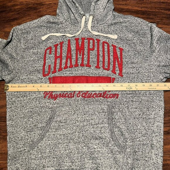 Champion Physical Education Hoodie Gray Men’s Size Medium - Picture 5 of 7